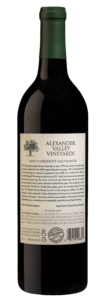 2023 AVV Organic Cabernet Sauvignon 750ml back bottle shot PS