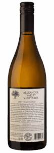 2024 AVV Chardonnay 750ml back bottle shot