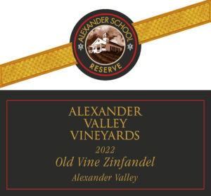 AVV 2022 ASR Old Vine Zinfandel 750ml front label