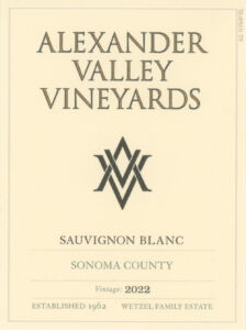 AVV 2022 Sauvignon Blanc front label