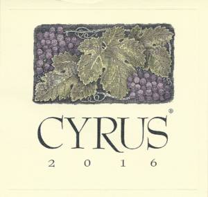 AVV 2016 CYRUS front label