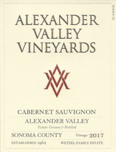 AVV 2017 Cabernet Sauvignon 375ml Front Label