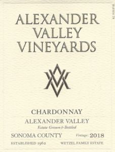 AVV 2018 Chardonnay 375ml front label