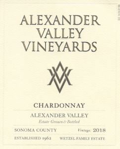 AVV 2018 Chardonnay front label