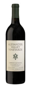 Front bottle shot of AVV Organic Cabernet Sauvignon. Vintage: 2019. Appellation: Alexander Valley.