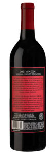 AVV Sin Zin 2021 Back bottle shot