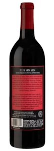 AVV Sin Zin 2021 Back Bottle Shot