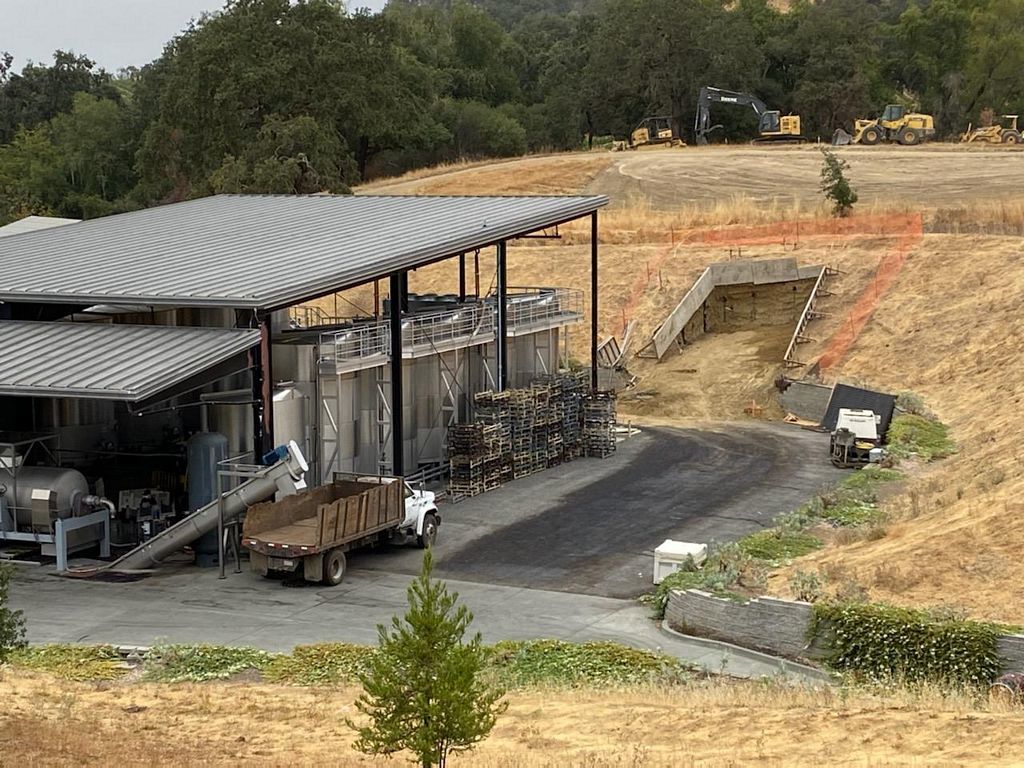 Construction entrance for AVV's fourth underground cave.